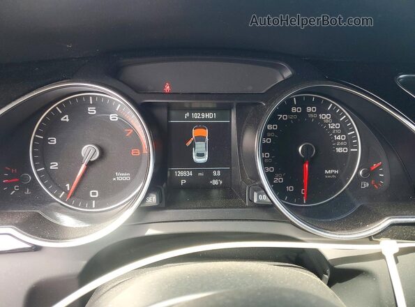 WAUD2AFH9HN004056 2017 AUDI A5 Gray Widok zestawu wskaźników