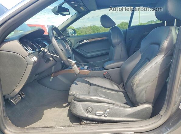 WAUD2AFH9HN004056 2017 AUDI A5 Gray Widok wnętrza z przodu