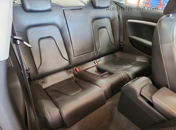 WAUD2AFR8GA050024 2016 AUDI A5 Black უკანა სავარძლების ხედი