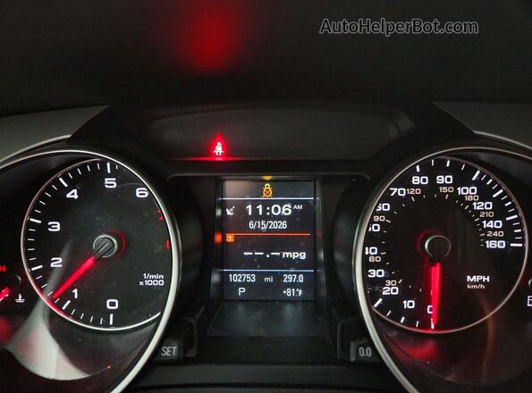 WAUD2AFR8GA050024 2016 AUDI A5 Black ხელსაწყოთა პანელის ხედი