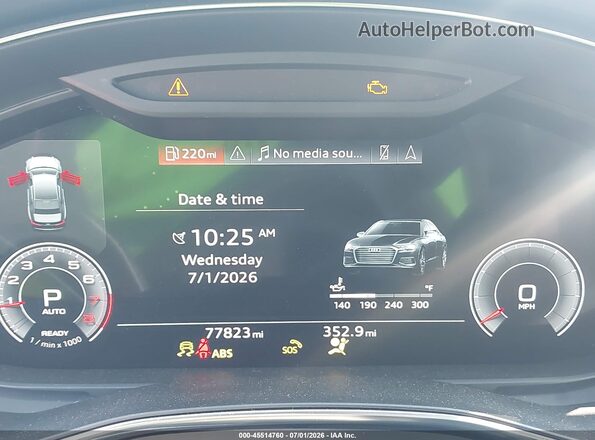 WAUD3BF22NN016768 2022 AUDI A6 Black უკანა სავარძლების ხედი