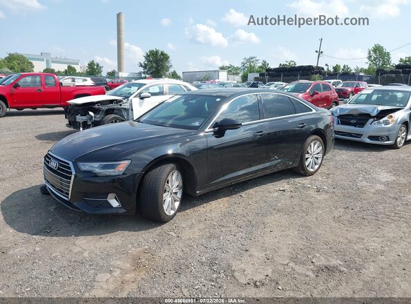 WAUD8AF20KN125687 2019 AUDI A6 Black Առջևի ձախ երեք քառորդ տեսարան
