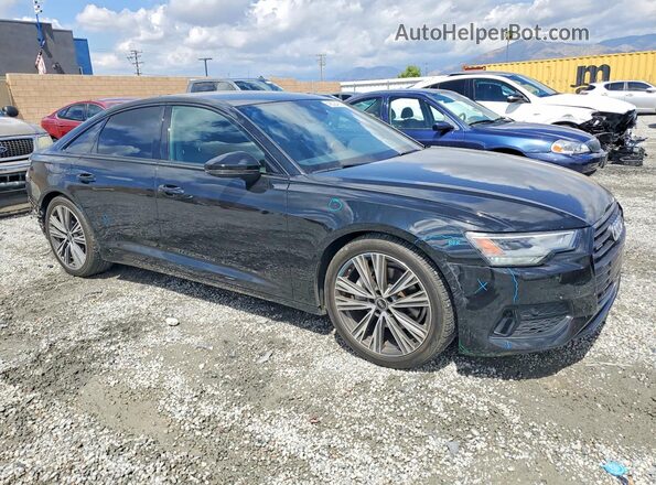 WAUD8AF20MN028864 2021 AUDI A6 Черный Передняя правая четверть