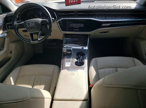 WAUD8AF23KN128776 2019 AUDI A6 White Вид панелі приладів