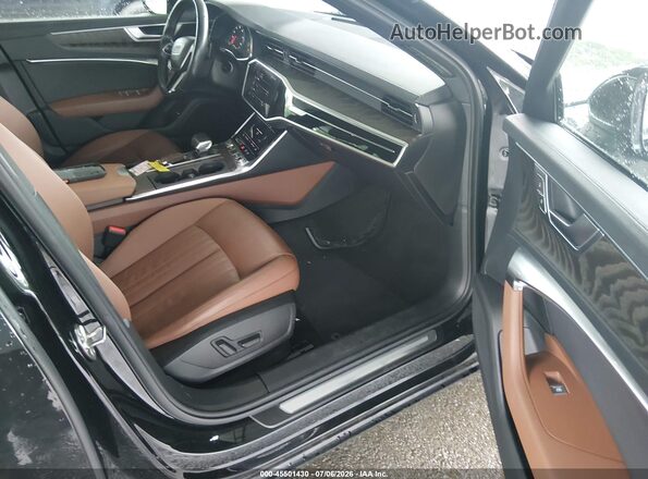 WAUD8AF27KN126335 2019 AUDI A6 Black წინა სალონის ხედი