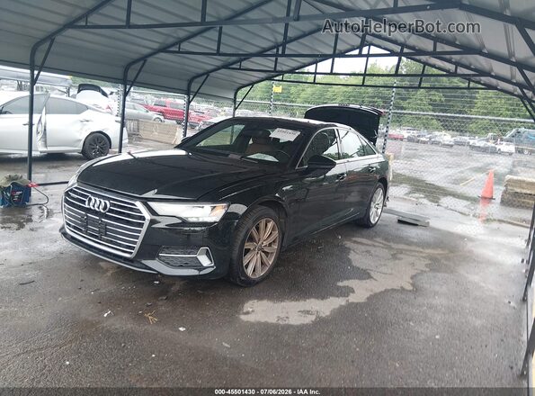 WAUD8AF27KN126335 2019 AUDI A6 Black წინა მარცხენა ხედი სამი მეოთხედიდან
