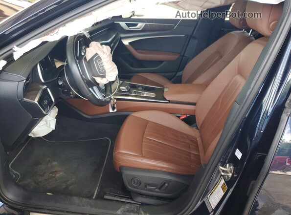 WAUD8AF28KN131544 2019 AUDI A6 Blue Вид салону спереду