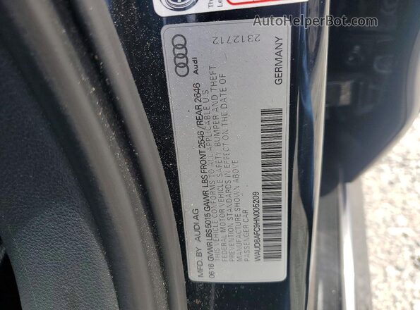 WAUD8AFC9HN005209 2017 AUDI A6 Black Widok komory silnika