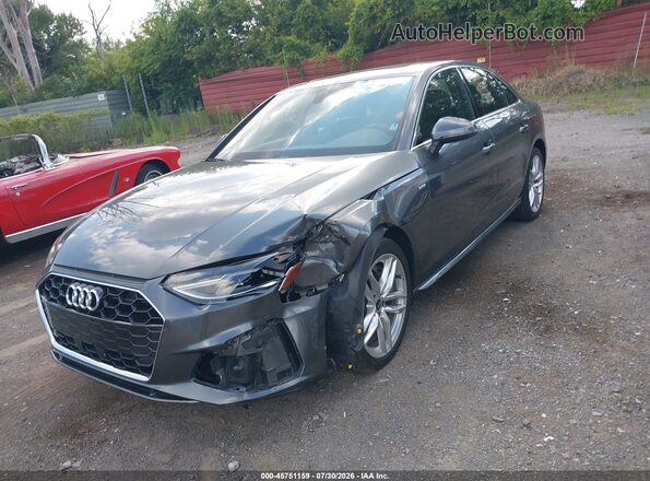 WAUDAAF40MN008409 2021 AUDI A4 Gray Front left