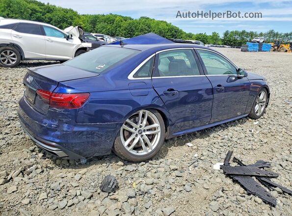 WAUDAAF41NN004743 2022 AUDI A4 Blue Հետևի աջ