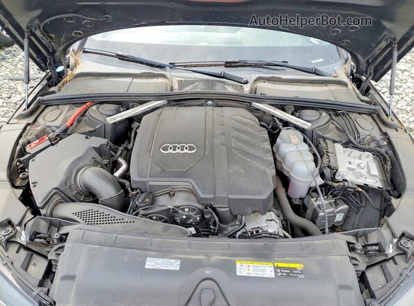 WAUDAAF41NN004743 2022 AUDI A4 Blue Սալոնի հետևի տեսք