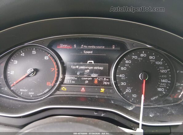 WAUDAAF42MA061376 2021 AUDI A4 Black Вид задніх сидінь