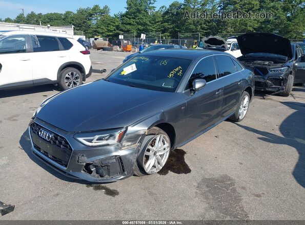 WAUDAAF42MA086519 2021 AUDI A4 Gray Передня ліва чверть