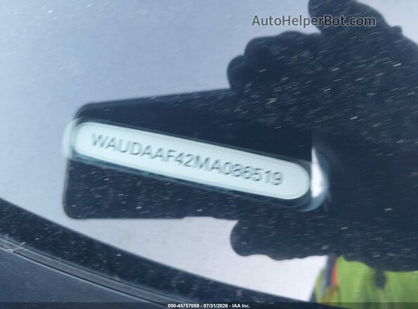 WAUDAAF42MA086519 2021 AUDI A4 Gray 
