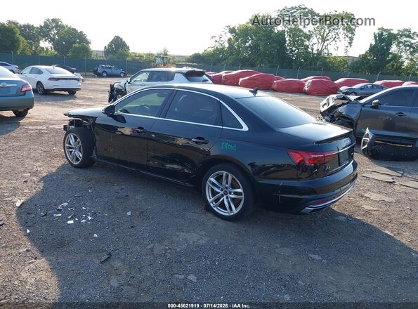 WAUDAAF46MN006826 2021 AUDI A4 Black Rear left