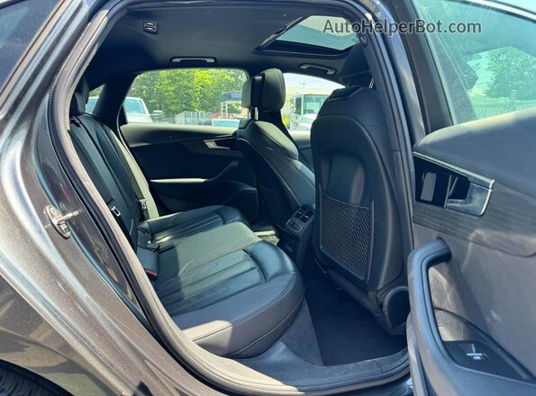WAUDAAF49MA061648 2021 AUDI A4 Black Vista de los asientos traseros