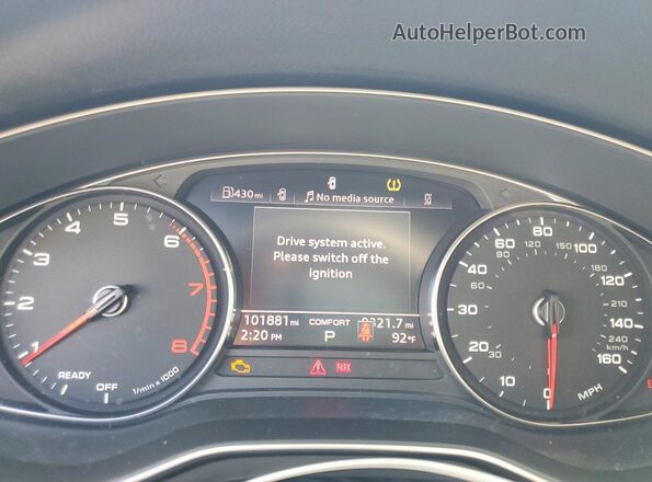 WAUDAAF4XPN000810 2023 AUDI A4 White Սարքավորումների վահանակի տեսք
