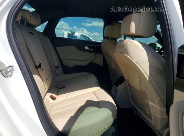 WAUDAAF4XPN000810 2023 AUDI A4 White Հետևի նստատեղերի տեսք