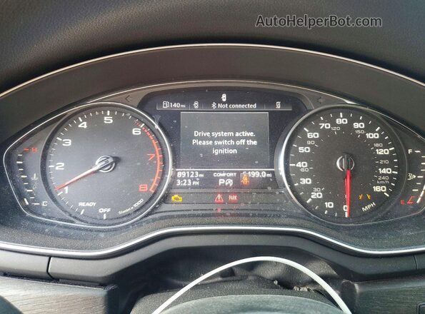 WAUDACF51MA057307 2021 AUDI A5 Black Instrument cluster view