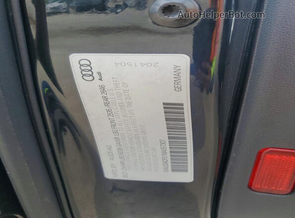 WAUDACF51MA057307 2021 AUDI A5 Black VIN sticker view