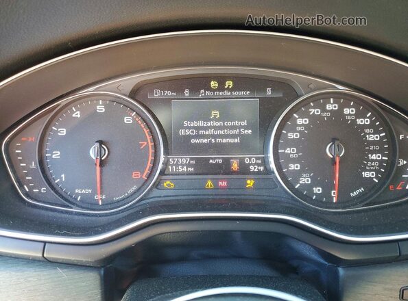 WAUDACF54MA058273 2021 AUDI A5 Blue Вид щитка приладів