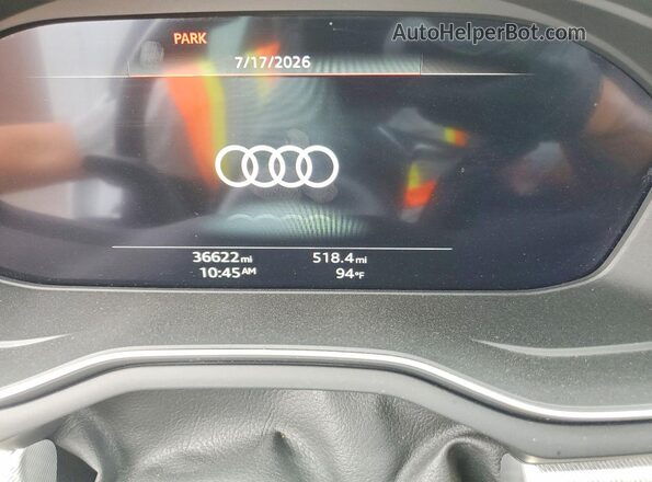 WAUDACF55SA006423 2025 AUDI A5 White Вид щитка приладів