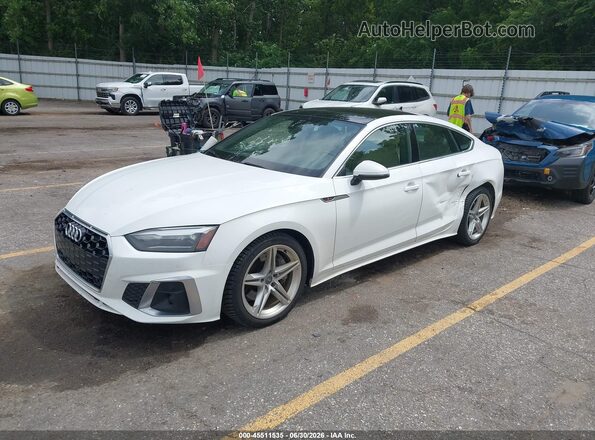 WAUDACF57MA016003 2021 AUDI OTHER White Առջևի ձախ երեք քառորդ տեսարան