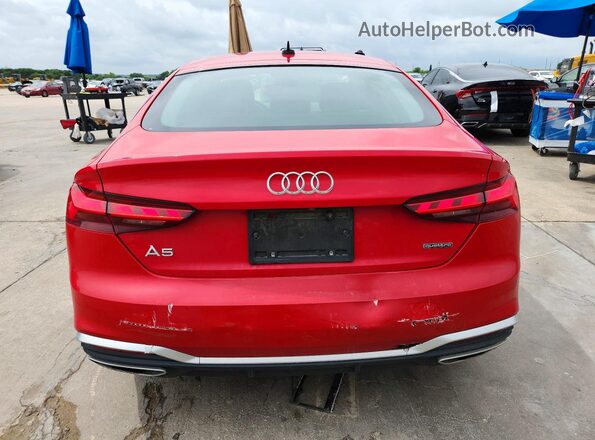 WAUDACF57MA059241 2021 AUDI A5 Red Widok z tyłu
