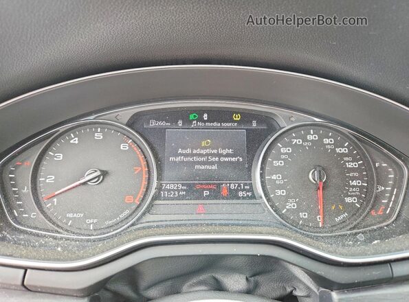 WAUDACF57MA059241 2021 AUDI A5 Red Widok zestawu wskaźników