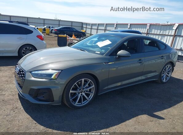 WAUDACF57SA004673 2025 AUDI OTHER Green Առջևի ձախ երեք քառորդ տեսարան