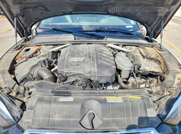 WAUDACF59MA046216 2021 AUDI A5 Black Widok wnętrza z tyłu