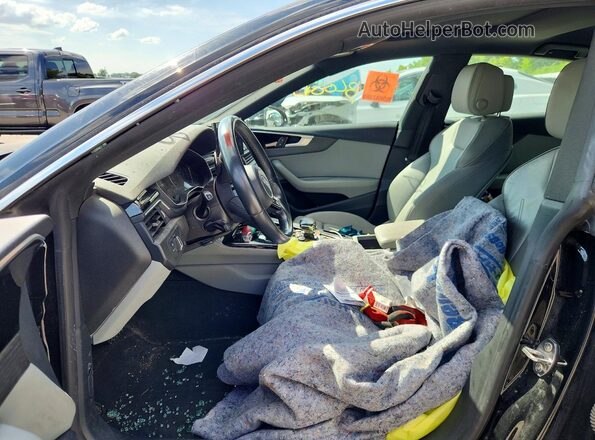 WAUDACF59MA046216 2021 AUDI A5 Black Widok wnętrza z przodu