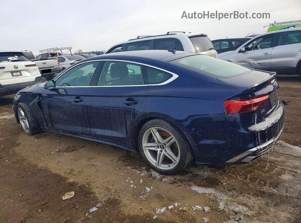 WAUDACF59NA008325 2022 AUDI A5 Blue Rear left