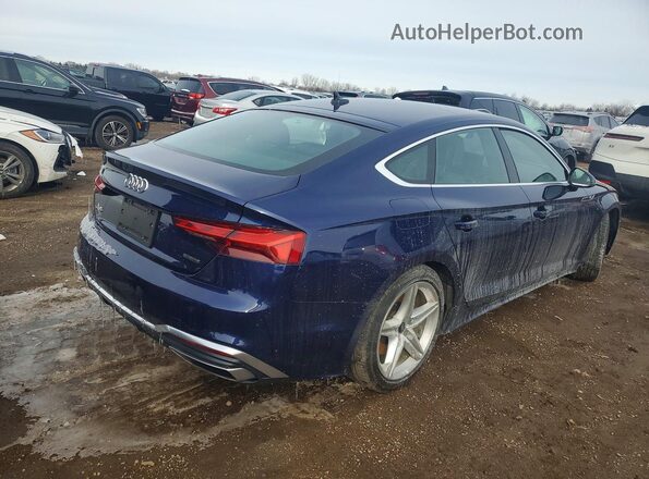 WAUDACF59NA008325 2022 AUDI A5 Blue Rear right