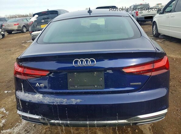 WAUDACF59NA008325 2022 AUDI A5 Blue Rear view