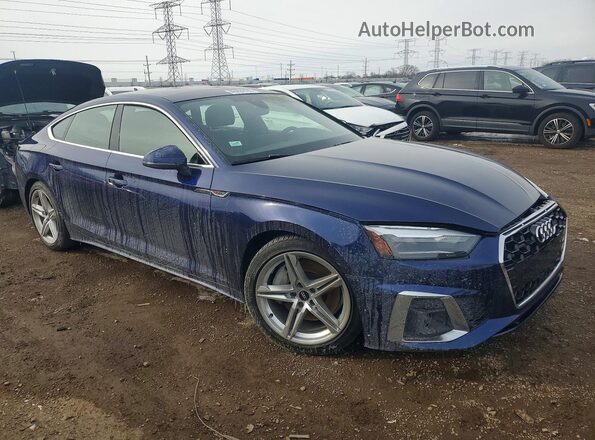 WAUDACF59NA008325 2022 AUDI A5 Blue Front right