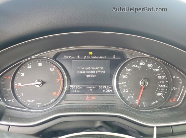 WAUDACF59NA008325 2022 AUDI A5 Blue Instrument cluster view