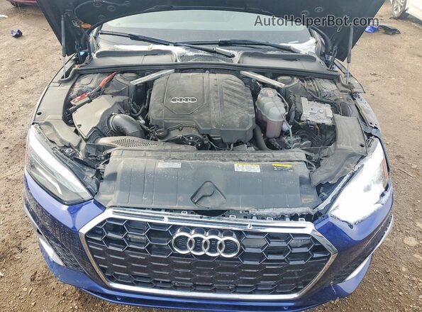 WAUDACF59NA008325 2022 AUDI A5 Blue Rear interior view