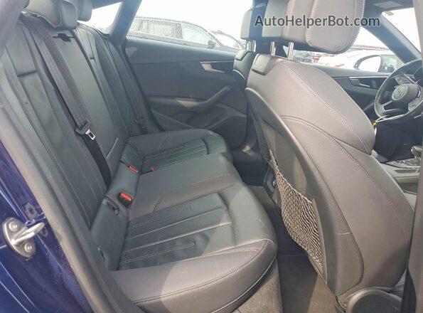 WAUDACF59NA008325 2022 AUDI A5 Blue Rear seats view