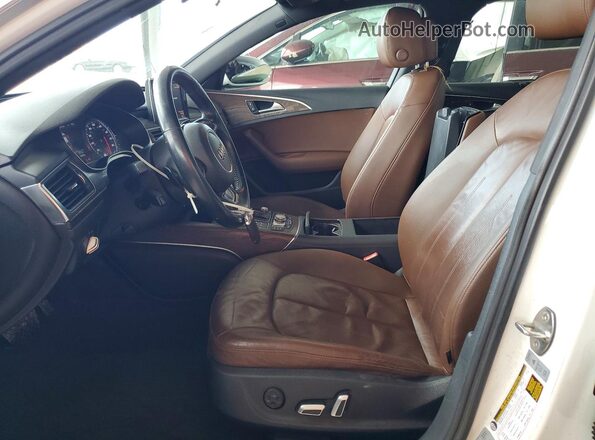 WAUDFAFC0GN102576 2016 AUDI A6 White წინა სალონის ხედი