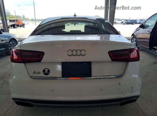 WAUDFAFC0GN102576 2016 AUDI A6 White უკანა ხედი
