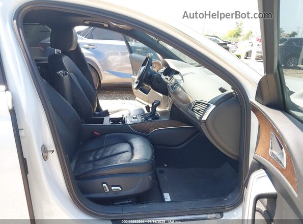 WAUDFAFC5GN145925 2016 AUDI A6 White Вид салону спереду