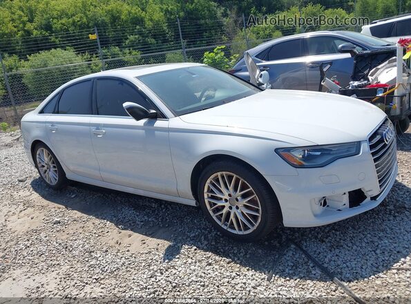 WAUDFAFC5GN145925 2016 AUDI A6 White Вид задньої частини салону