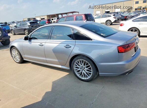 WAUDFAFC8GN124406 2016 AUDI A6 Silver Задня ліва чверть