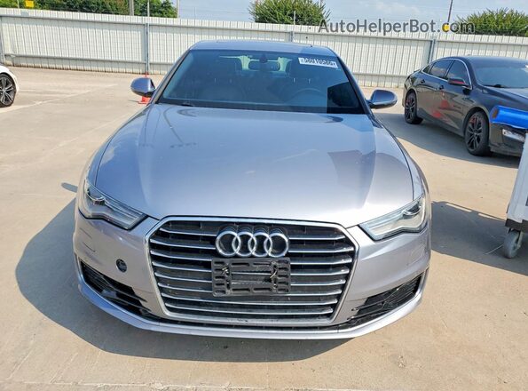 WAUDFAFC8GN124406 2016 AUDI A6 Silver Вид спереду