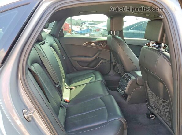 WAUDFAFC8GN124406 2016 AUDI A6 Silver Вид задніх сидінь