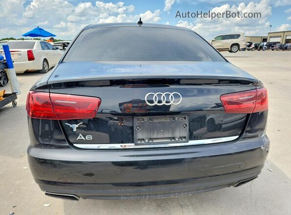 WAUDFAFCXGN102357 2016 AUDI A6 Black უკანა ხედი