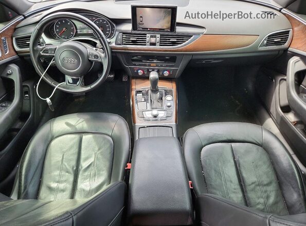 WAUDFAFCXGN102357 2016 AUDI A6 Black წინა პანელის ხედი