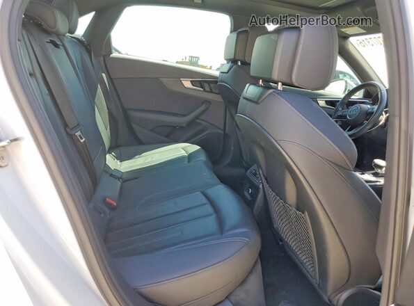 WAUDNAF40LN008204 2020 AUDI A4 White Вид задніх сидінь