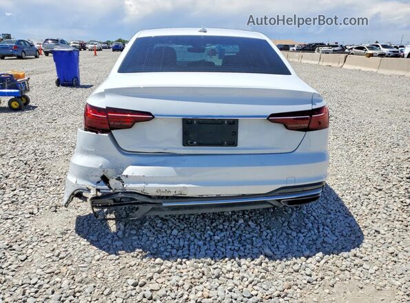 WAUDNAF40LN008204 2020 AUDI A4 White Вид ззаду